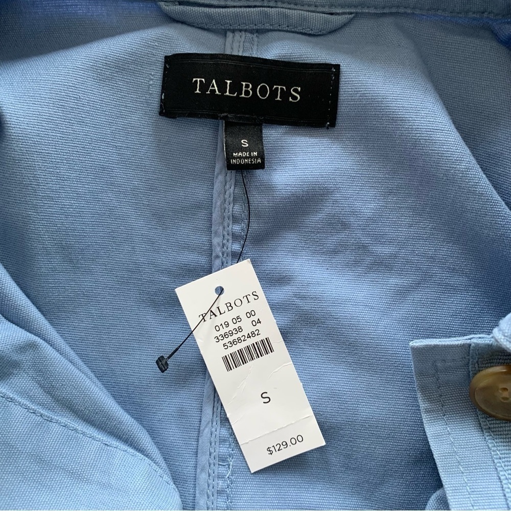 Talbots cotton button up jacket - Picture 5 of 8